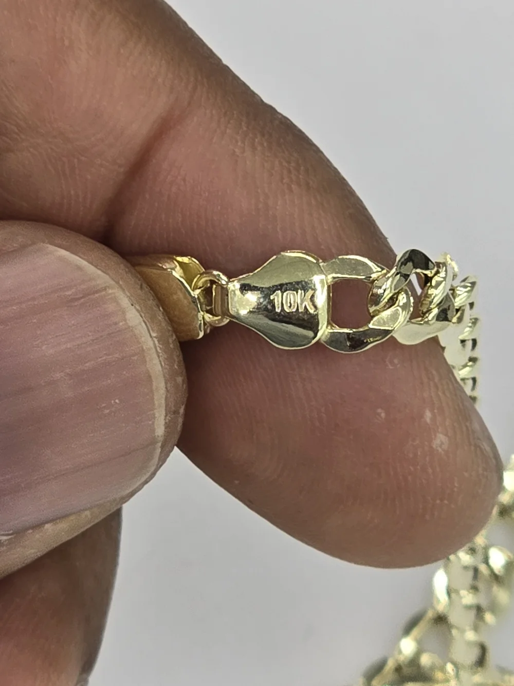 10k Real Gold Cuban Curb Chain 5.6 Mm 24 Inches